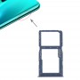 SIM-карты лоток + SIM-карты лоток / Micro SD Card для Huawei P30 Lite (синий)