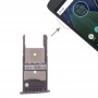 SIM-Karten-Behälter + Micro-SD-Karten-Behälter für Motorola Moto G5 Plus (Schwarz)