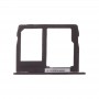 SIM-Karten-Behälter + Micro-SD-Karten-Behälter für Motorola Moto G5S Plus-XT1805 (Schwarz)