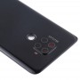 חזרה סוללה מקורית כיסוי עם מצלמת עדשה עבור Huawei Mate 30 לייט (שחור)
