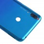 Couverture arrière de la batterie d'origine avec lentille de caméra et touches latérales pour Huawei Y7 Prime (2019) (bleu)