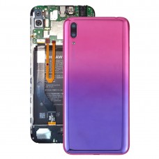 Оригинальная батарея задняя крышка с объективом камеры и боковыми клавишами для Huawei Y7 Pro (2019) (фиолетовая) 