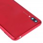 Couverture arrière de la batterie d'origine avec lentille caméra et touches latérales pour Huawei Y7 Pro (2019) (rouge)