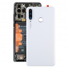 Original Battery Back Cover with Camera Lens for Huawei P30 Lite (48MP)(White) 