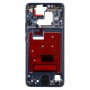 Front Housing LCD Frame Bezel Plate with Side Keys for Huawei Mate 20 Pro(Blue)