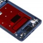 Plaque de lunette LCD de boîtier avant avec touches latérales pour Huawei Mate 20 Pro (Bleu)