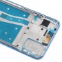 Elülső ház LCD keret Beszel lemez a Huawei tisztelethez 10 Lite (kék)