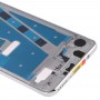 წინა საცხოვრებელი LCD ჩარჩო Bezel Plate ერთად გვერდითი გასაღებები Huawei P30 Lite (24MP) (ვერცხლისფერი)