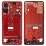 Esipind LCD-raam Bezel plaat külgvõtmetega Huawei P30 jaoks (oranž)