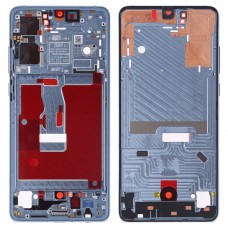Front Housing LCD Frame Bezel Plate with Side Keys for Huawei P30(Baby Blue) 