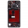 Front Housing LCD Frame Bezel Plate with Side Keys for Huawei P30(Black)