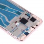 Přední kryt LCD rám kuelu deska s bočními klíči pro huawei y9 (2019) (růžová)