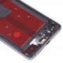 Przednia obudowa Rama LCD Płytka Bezel z klawiszami bocznymi dla Huawei Mate 20 (czarny)