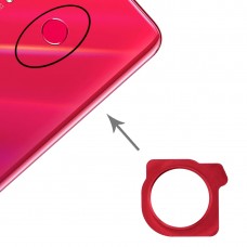 Bague de protecteur d'empreinte digitale pour Huawei Nova 4 (rouge)