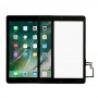 Érintőképernyő otthoni kulcsflex kábellel iPad 5 9,7 hüvelyk 2017 A1822 A1823 (fekete)