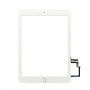 Touch Panel with Home Key Flex Cable for iPad 5 9.7 inch 2017 A1822 A1823(White)