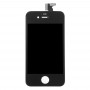 3 в 1 для iPhone 4S (кнопка LCD Digitizer + скло задньої кришки + контролер) (чорний)