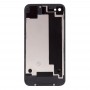 3 in 1 für iPhone 4S (LCD-Digitizer + Glass-rückseitige Abdeckung + Controller-Taste) (Schwarz)