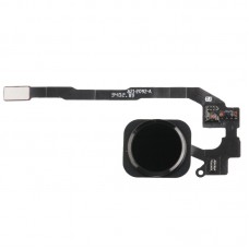 Bouton de touche Accueil avec câble à membrane PCB pour l'iPhone 5S, aucune fonction d'identification d'empreinte digitale (noir)