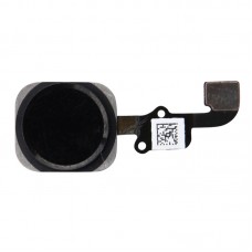 Knopf-Flexkabel für iPhone 6 und 6 Plus, Nicht Unterstützung Fingerabdruck-Identifikation (Schwarz)