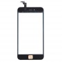 Touch מקורה פאנל + זהב כפתור בית לאייפון 6 פלוס (שחורה)