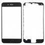 3 v 1 pro iPhone 6s (přední síto vnější skleněné čočky + přední skříň LCD rám + domů) (černá)