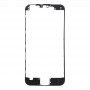 3 w 1 dla iPhone 6s (Ekran przedni zewnętrzny obiektyw ze szkła zewnętrznego + przednia obudowa LCD Rama + Dom) (Czarny)