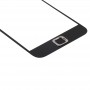 3 in 1 per iPhone 6S (schermo anteriore esterno di vetro dell'obiettivo + Front Housing LCD Telaio + tasto domestico) (Nero)