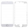 3 in 1 for iPhone 6s (Front Screen Outer Glass Lens + Front Housing LCD Frame + Home Button)(Silver)