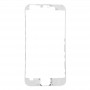 3 в 1 для iPhone 6s (Передній екран Зовнішній скляний об'єктив + передня Корпус LCD рамка + Home Button) (срібло)