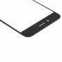 Frontskärm Yttre glaslins med hemknapp för iPhone 6s (svart)