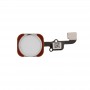 Home Button, Nicht Unterstützung Fingerabdruck-Identifikation für iPhone 6s & 6s Plus (Silber)