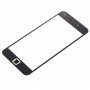 3 v 1 pro iPhone 6S plus (přední síto vnější skleněné čočky + přední skříň LCD rám + domovské tlačítko) (černá)