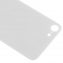 易于更换大相机孔玻璃背面电池盖与胶粘剂的iPhone 8（白色）
