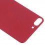 Enkel ersättning Big Camera Hole Glass Back Batteritack med lim för iPhone 8 Plus (röd)