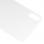 החלפה קלה ביג מצלמת חור זכוכית חזרה סוללת כיסוי עם דבק iPhone X (לבנה)