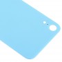 Remplacement facile Big Caméra Hole Housse de verre Batterie de batterie avec adhésif pour iPhone XR (bleu)