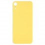 Facile sostituzione della grande macchina fotografica del foro copertura di batteria di vetro posteriore con adesivo per iPhone XR (giallo)