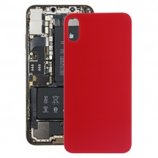 Couverture arrière de la batterie avec adhésif pour iPhone X / XS (rouge)