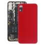 Copertura posteriore della batteria con adesivo per iPhone X / XS (Red)
