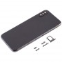 Couverture arrière avec lentille de caméra et plateau de carte SIM et touches latérales pour iPhone XS (Noir)