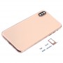 Back Cover with Camera Lens & SIM Card Tray & Side Keys for iPhone XS(Gold)