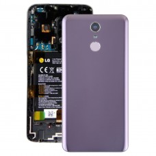 Couverture arrière de la batterie avec lentille de caméra et capteur d'empreinte digitale pour LG Q7 / Q7 + (violet)
