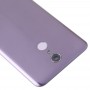 Couverture arrière de la batterie avec lentille de caméra et capteur d'empreinte digitale pour LG Q7 / Q7 + (violet)