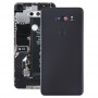 LG V30 + / VS996 / LS998U / H933 / LS998U / H930（ブラック）用カメラレンズ＆指紋センサーとバッテリー裏表紙