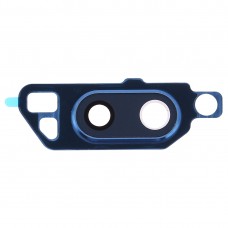 Objektiv zadní kamery + kryt s lepidlem pro LG V30 (modrá)