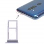 Bandeja Bandeja de tarjeta SIM + Tarjeta SIM / bandeja de tarjeta Micro SD para LG G710 G7 Thinq G710EM G710PM G710VMP G710ULM (azul)
