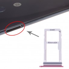 SIM Card מגש + כרטיס SIM מגש / Micro SD כרטיס מגש עבור LG V30 VS996 LS998U H933 LS998U (אדום)