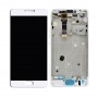 LCD Screen and Digitizer Full Assembly with Frame for Meizu U20 (White)