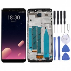 LCD Screen and Digitizer Full Assembly with Frame for Meizu M6s M712H M712Q (Black)